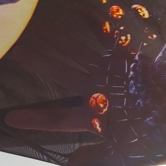 NWT Cakeworthy X Disney Nightmare Before Christmas Sheer Lettuce Hem Long Sleeve - Picture 8 of 9